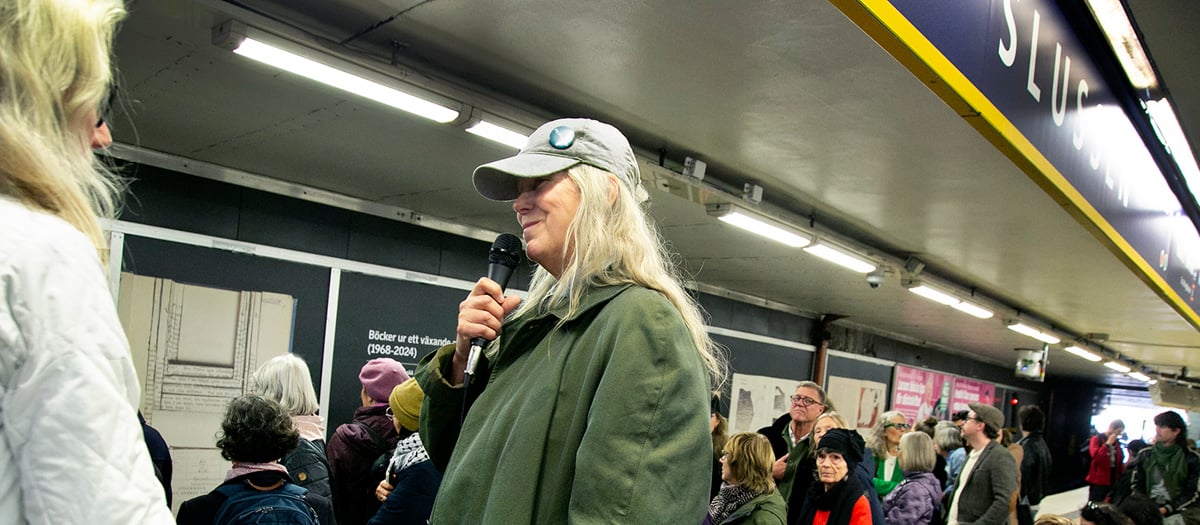 Invigning Marja-leena p&aring; Slussen