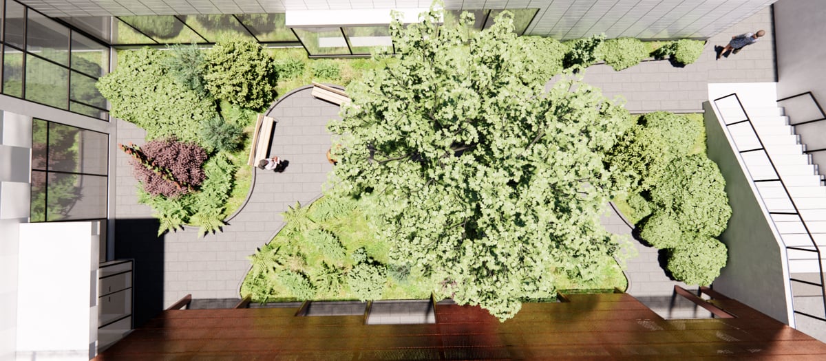 Renderad arkitetkbild
