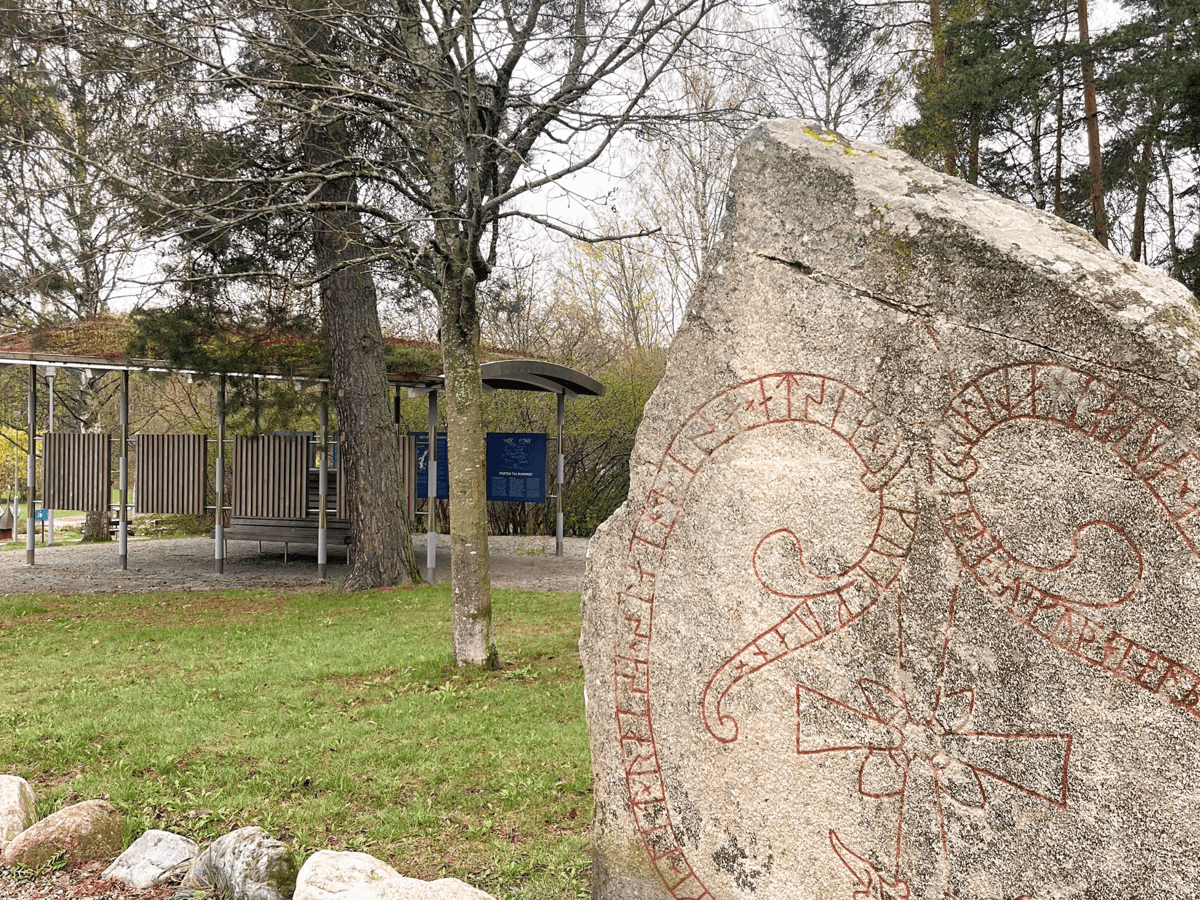 Bild på runriket i Täby