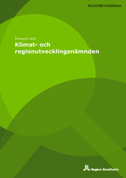 Årsrapport 2025: Klimat- och regionutvecklingsnämnden