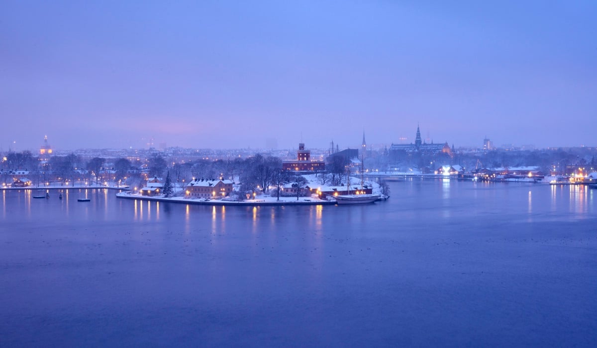Stockholm i vinterskrud