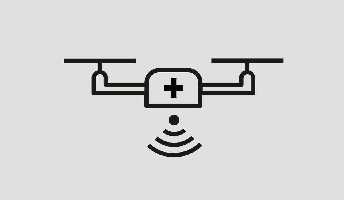 Ikon föreställande en drönare.