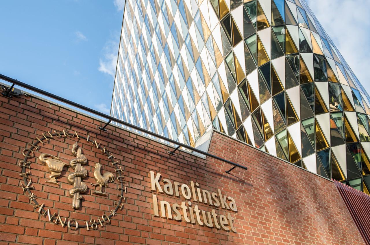 Foto på byggnaden Karolinska institutet