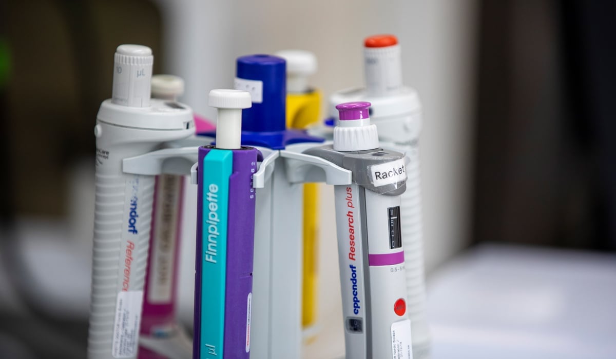 Foto på pipetter.