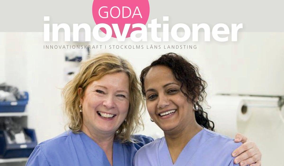 Foto på omslaget för magasinet Goda innovationer.