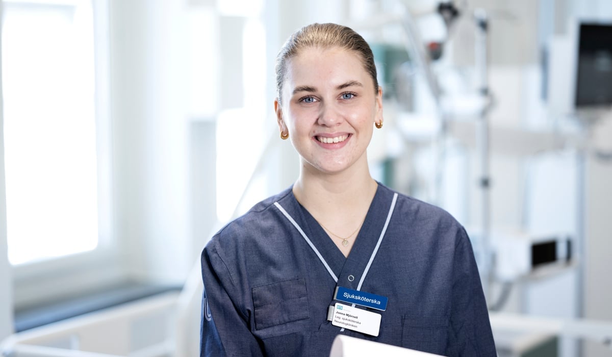 Bild på sjuksköterska Jonna Mjörnell