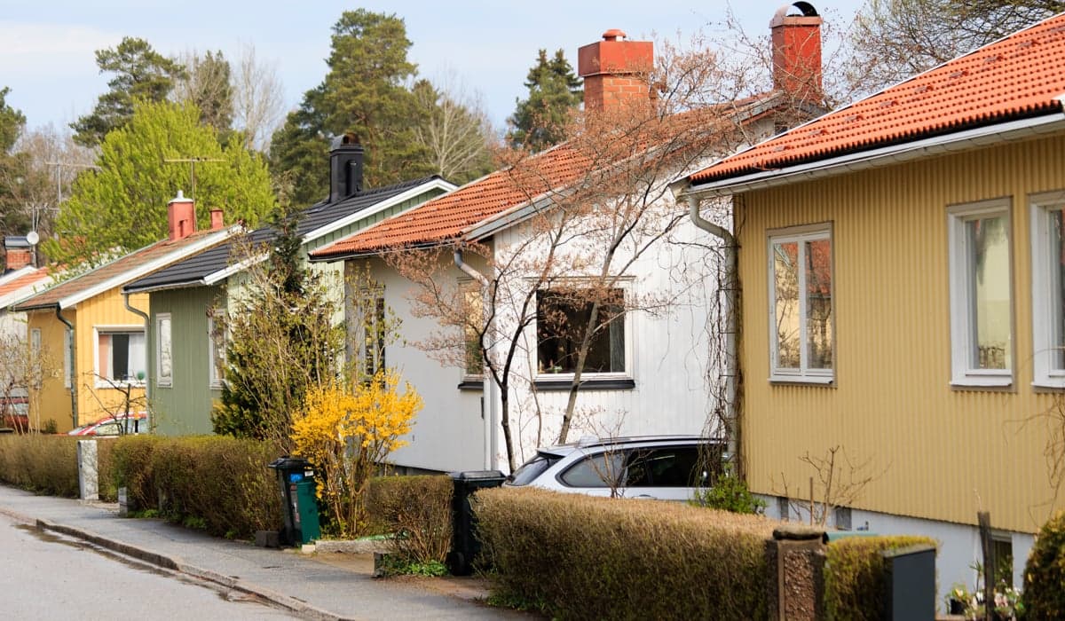 Bild på villakvarter.