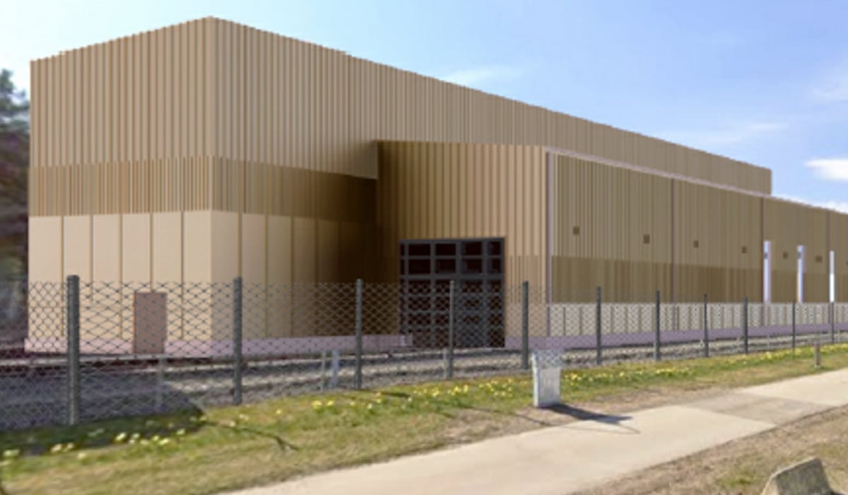 Illustration av tvätthall