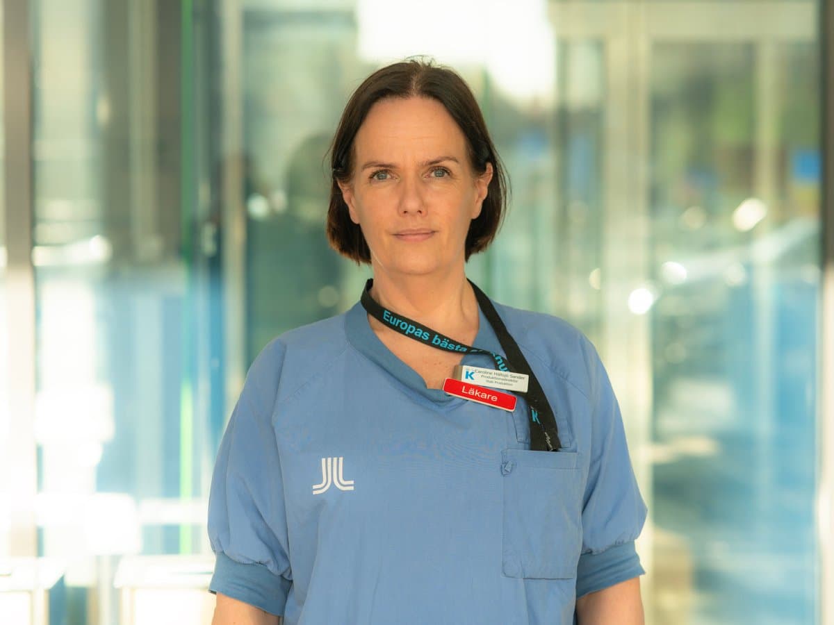 Foto på Caroline Hällsjö Sander.