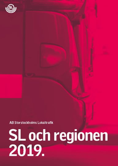 Fakta om SL och länet 2019