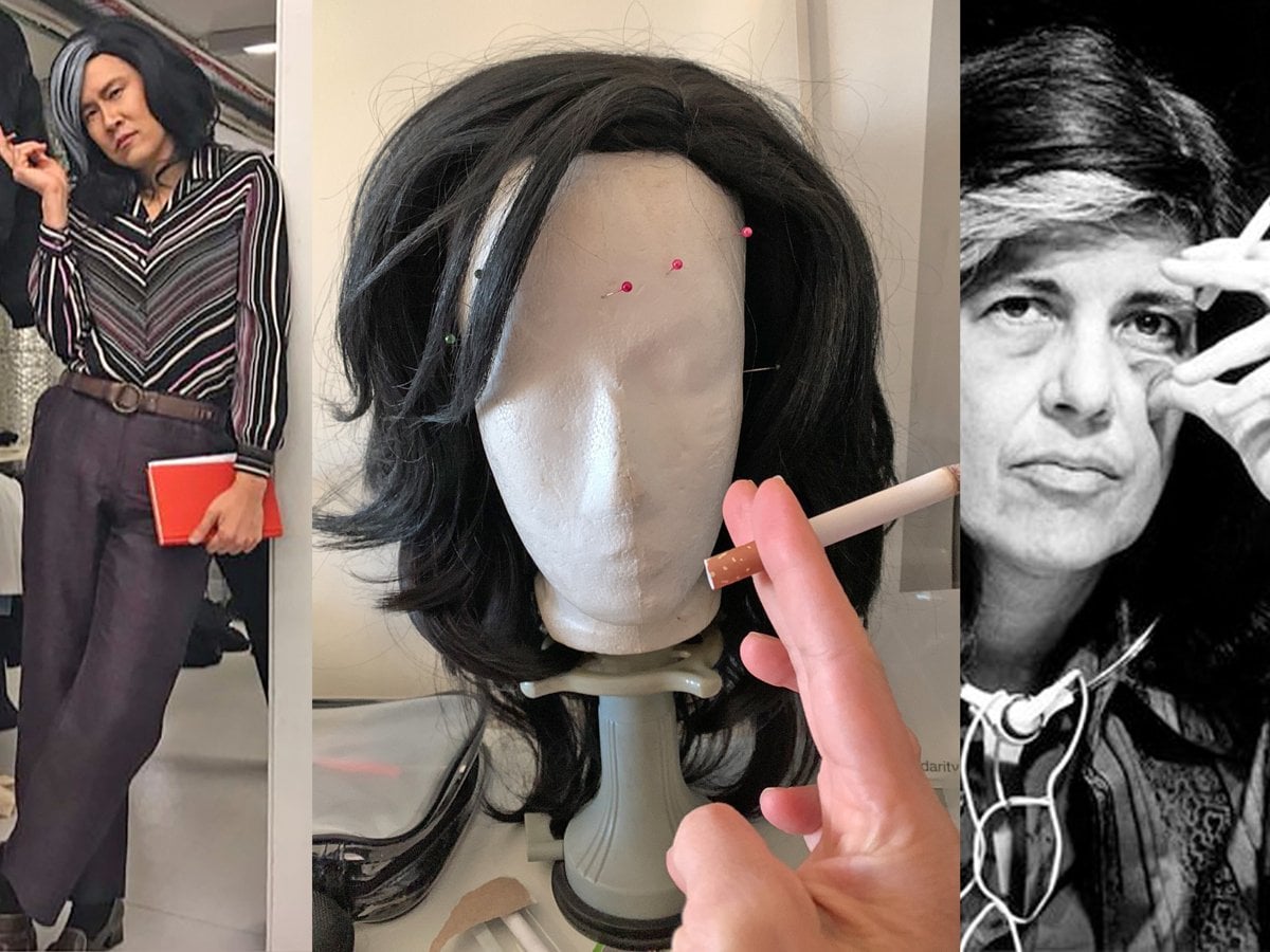 Tre stillbilder från filmen Susan Wongtag.