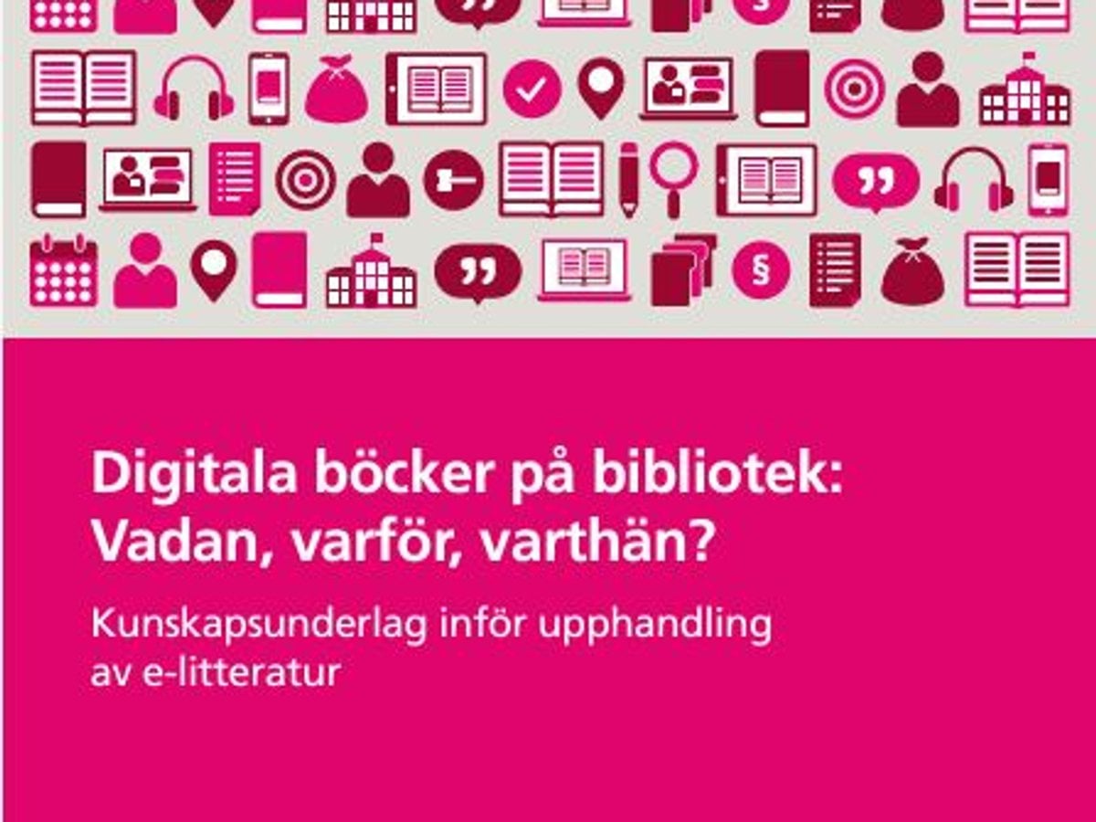Omslag Digitala böcker på bibliotek