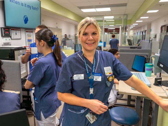 Specialistsjuksköterska på Södersjukhusets akutmottagning för vuxna