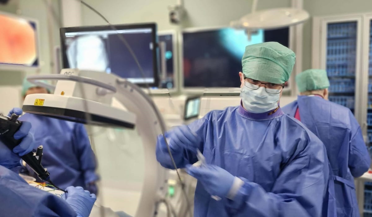 Lungonkologisk centrum, Karolinska Universitetssjukhuset. Bronkoskopi