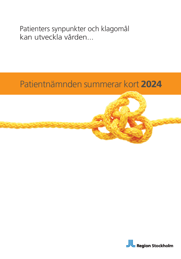 Patientnämnden summerar kort 2024