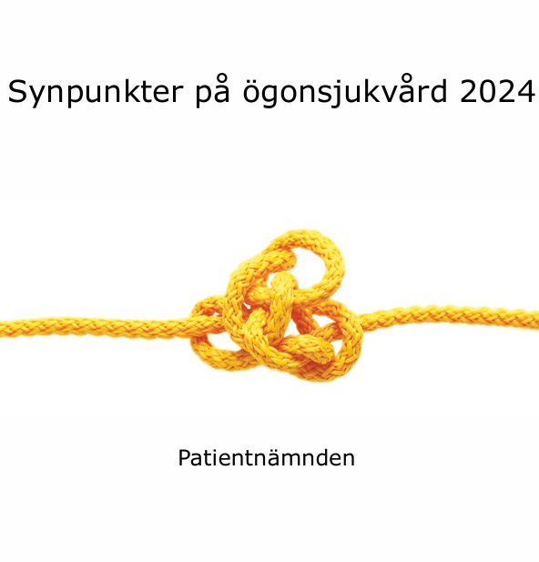 Synpunkter på ögonsjukvård 2024