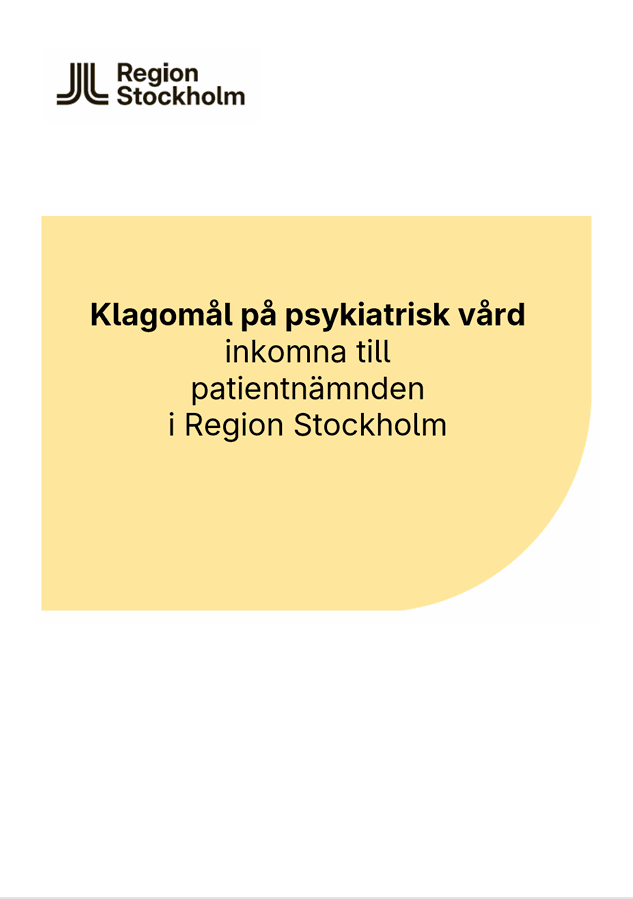 Klagomål på psykiatrisk vård