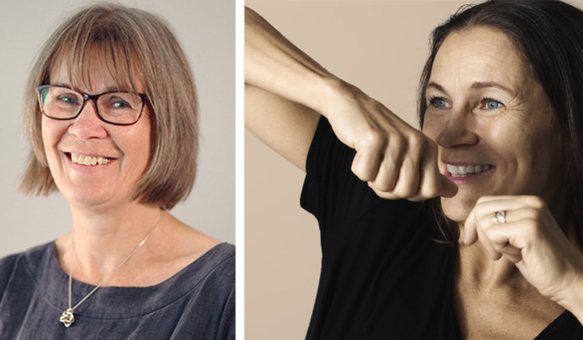 Två porträtt på kvinnor