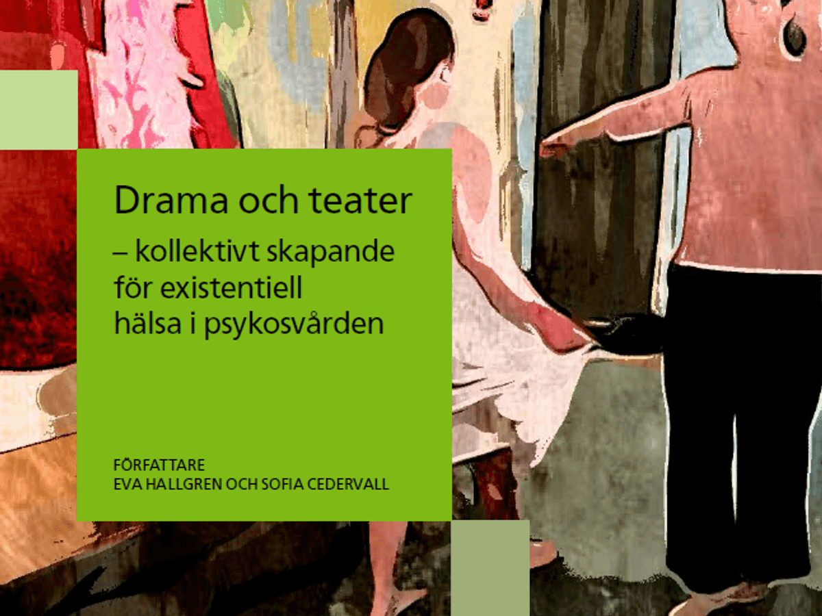 En målning av en man och en kvinna som håller varandra i handen.