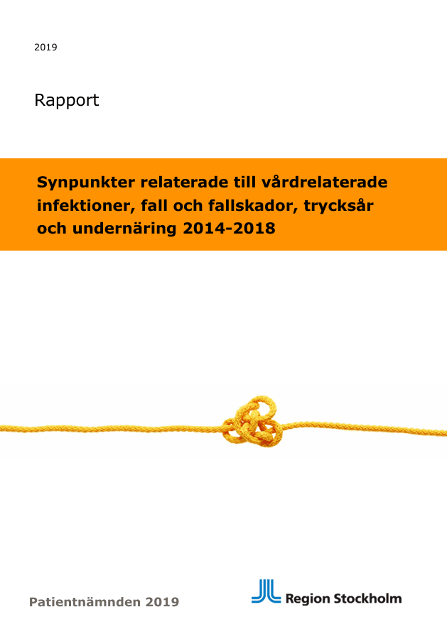 Synpunkter relaterade till vårdskador 2014-2018
