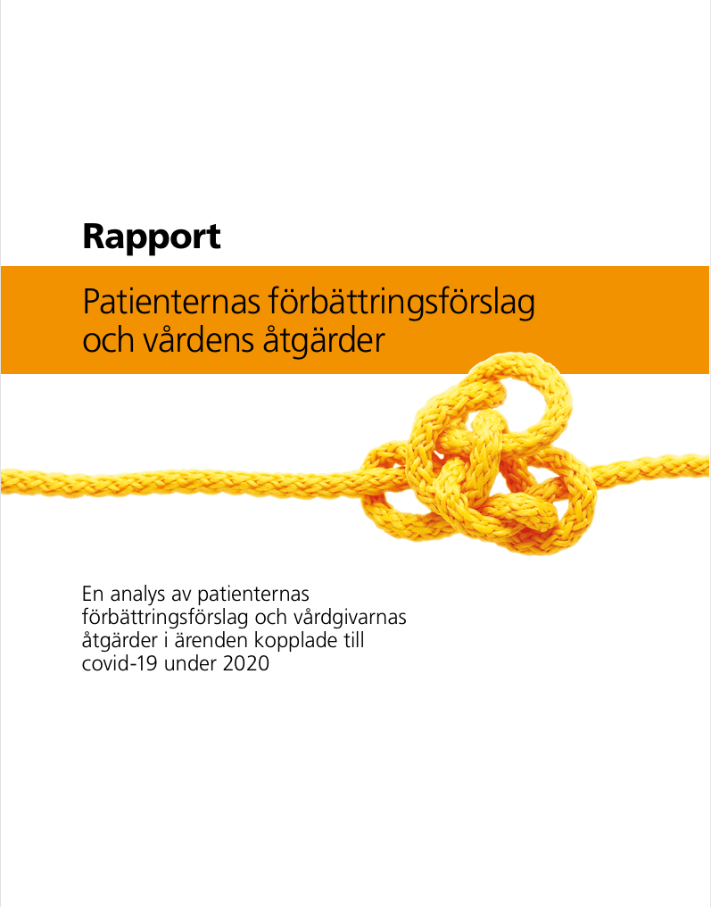 Patienternas förbättringsförslag och vårdens åtgärder 2021