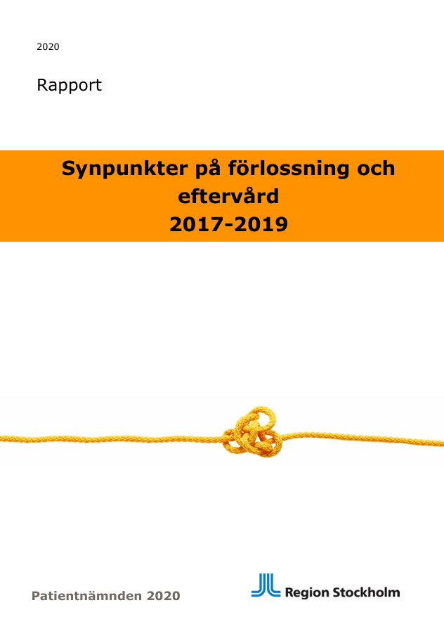 Synpunkter på förlossning och eftervård 2017-2019
