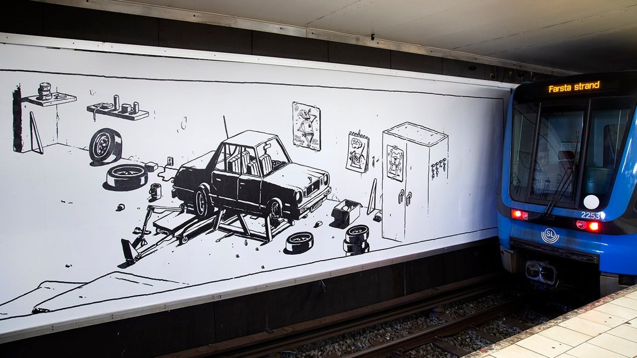 bild av Vidar Francke på Slussen