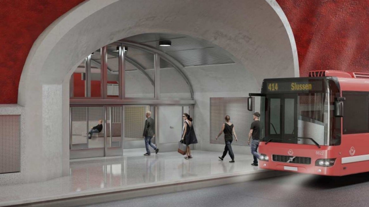 Visionsbild på hur Katarinaberget kommer se ut