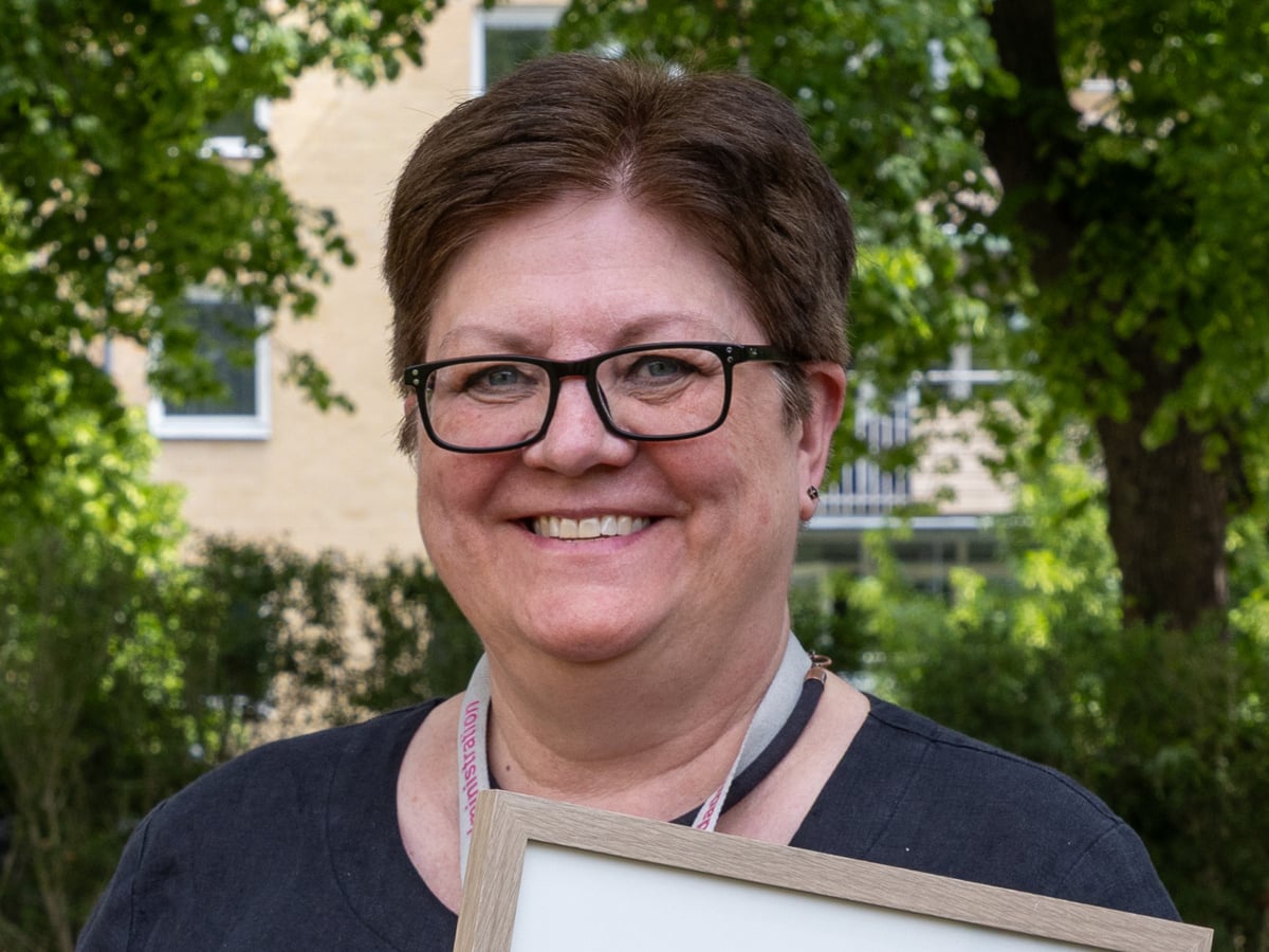 Foto på vinnaren av hållbarhetspriset