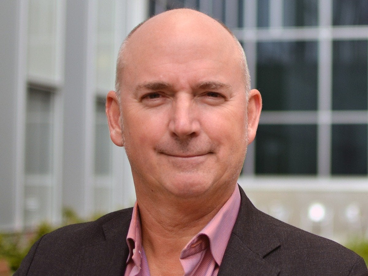 Foto på Christophe Pedroletti, vd för Danderyds sjukhus AB