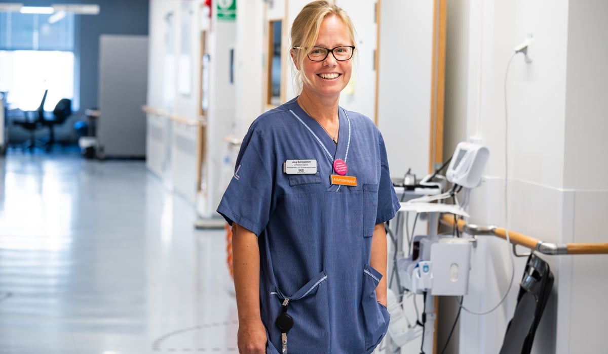 Porträttbild av Lisa Bergström, Södersjukhuset.